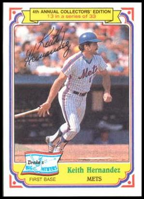 13 Keith Hernandez
